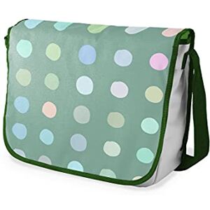 Bonamaison Digitalt tryckt messenger skolväska med kaki rem för studenter, axelremsväska, kurirväska, axelväska för skolan, skolskolstarten, storlek: 29 x 36 cm Bonamaison Digitalt tryckt messenger skolväska med kaki rem för studenter, axelremsväska, kurirväska, axelväska för skolan, skolskolstarten, storlek: 29 x 36 cm