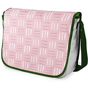 Bonamaison Messenger skolväskor med digitalt tryck med khaki remmar för flickor och pojkar, kurirväskor för elever, axelväskor, storlek: 29 x 36 cm Bonamaison Messenger skolväskor med digitalt tryck med khaki remmar för flickor och pojkar, kurirväskor för elever, axelväskor, storlek: 29 x 36 cm