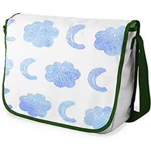Bonamaison Le Jardin du Lin digital tryckt budbärare skolväskor med kaki rem för flickor och pojkar, tillbaka till skolan, kurirväskor för studenter, axelväskor, storlek: 29 x 36 cm, Mångfärgad, Messenger Bonamaison Le Jardin du Lin digital tryckt budbärare skolväskor med kaki rem för flickor och pojkar, tillbaka till skolan, kurirväskor för studenter, axelväskor, storlek: 29 x 36 cm, Mångfärgad, Messenger
