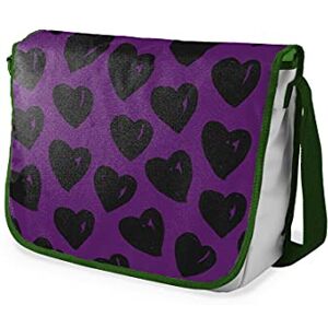 Bonamaison Digitalt tryckt messenger-skolväska med kaki rem för studenter, axelremsväska, kurirväska, axelväska för skolan, skolskolstarten, storlek: 29 x 36 cm, flerfärgad, Messenger skolväska Bonamaison Digitalt tryckt messenger-skolväska med kaki rem för studenter, axelremsväska, kurirväska, axelväska för skolan, skolskolstarten, storlek: 29 x 36 cm, flerfärgad, Messenger skolväska