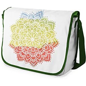 Bonamaison Digitalt tryckt messenger skolväska med kaki rem för studenter, axelremsväska, kurirväska, axelväska för skolan, skolskolstarten, storlek: 29 x 36 cm, flerfärgad, Messenger skolväska Bonamaison Digitalt tryckt messenger skolväska med kaki rem för studenter, axelremsväska, kurirväska, axelväska för skolan, skolskolstarten, storlek: 29 x 36 cm, flerfärgad, Messenger skolväska