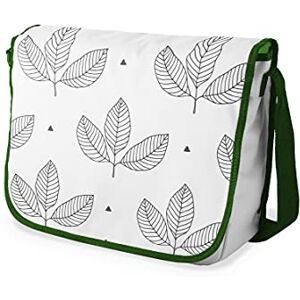 Bonamaison digitalt tryckta budbärare väskor med khaki armband för studenter, skolväskor för flickor och pojkar, axelväskor, tillbaka till skolan, storlek: 29 x 36 cm Bonamaison digitalt tryckta budbärare väskor med khaki armband för studenter, skolväskor för flickor och pojkar, axelväskor, tillbaka till skolan, storlek: 29 x 36 cm