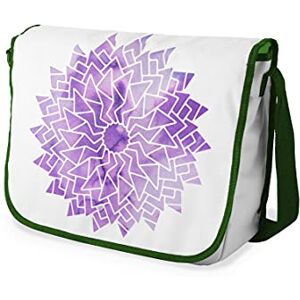 Bonamaison Messenger skolväskor med digitalt tryck med khaki remmar för flickor och pojkar, kurirväskor för elever, axelväskor, storlek: 29 x 36 cm Bonamaison Messenger skolväskor med digitalt tryck med khaki remmar för flickor och pojkar, kurirväskor för elever, axelväskor, storlek: 29 x 36 cm