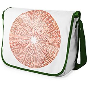 Bonamaison Digitalt tryckt messenger skolväska med kaki rem för studenter, axelremsväska, kurirväska, axelväska för skolan, skolskolstarten, storlek: 29 x 36 cm, flerfärgad, Messenger skolväska Bonamaison Digitalt tryckt messenger skolväska med kaki rem för studenter, axelremsväska, kurirväska, axelväska för skolan, skolskolstarten, storlek: 29 x 36 cm, flerfärgad, Messenger skolväska