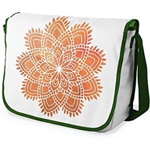 Bonamaison Digitalt tryckt messenger skolväska med kaki rem för studenter, axelremsväska, kurirväska, axelväska för skolan, skolskolstarten, storlek: 29 x 36 cm, flerfärgad, Messenger skolväska Bonamaison Digitalt tryckt messenger skolväska med kaki rem för studenter, axelremsväska, kurirväska, axelväska för skolan, skolskolstarten, storlek: 29 x 36 cm, flerfärgad, Messenger skolväska