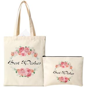 AiQInu Duffelväska 40 x 32 cm, tygväska i bomull med blommor shoppingväska med innerficka, 2-pack, Beige, 40x32cm, Retro AiQInu Duffelväska 40 x 32 cm, tygväska i bomull med blommor shoppingväska med innerficka, 2-pack, Beige, 40x32cm, Retro