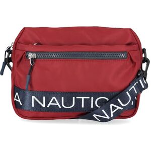 Nautica damväska i nylon med justerbar axelrem för kvinnor, Tranbär, One Size Nautica damväska i nylon med justerbar axelrem för kvinnor, Tranbär, One Size