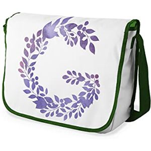 Bonamaison Digitalt tryckt messenger skolväska med kaki rem för studenter, axelremsväska, kurirväska, axelväska för skolan, skolskolstarten, storlek: 29 x 36 cm, flerfärgad, Messenger skolväska Bonamaison Digitalt tryckt messenger skolväska med kaki rem för studenter, axelremsväska, kurirväska, axelväska för skolan, skolskolstarten, storlek: 29 x 36 cm, flerfärgad, Messenger skolväska
