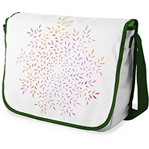 Bonamaison Messenger skolväskor med digitalt tryck med khaki remmar för flickor och pojkar, kurirväskor för elever, axelväskor, storlek: 29 x 36 cm Bonamaison Messenger skolväskor med digitalt tryck med khaki remmar för flickor och pojkar, kurirväskor för elever, axelväskor, storlek: 29 x 36 cm