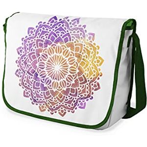 Bonamaison Digitalt tryckt messenger skolväska med kaki rem för studenter, axelremsväska, kurirväska, axelväska för skolan, skolskolstarten, storlek: 29 x 36 cm, flerfärgad, Messenger skolväska Bonamaison Digitalt tryckt messenger skolväska med kaki rem för studenter, axelremsväska, kurirväska, axelväska för skolan, skolskolstarten, storlek: 29 x 36 cm, flerfärgad, Messenger skolväska