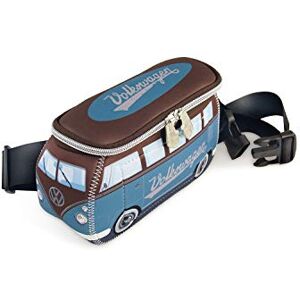 BRISA VW Collection – Volkswagen neopren höftväska-mage-väska-pengar-bälte crossbody-väska för utomhus och resor T1 Bulli buss-design (petrol/brun) BRISA VW Collection – Volkswagen neopren höftväska-mage-väska-pengar-bälte crossbody-väska för utomhus och resor T1 Bulli buss-design (petrol/brun)