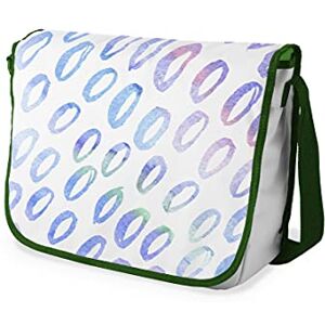 Bonamaison digitalt tryckta budbärare väskor med khaki armband för studenter, skolväskor för flickor och pojkar, axelväskor, tillbaka till skolan, storlek: 29 x 36 cm Bonamaison digitalt tryckta budbärare väskor med khaki armband för studenter, skolväskor för flickor och pojkar, axelväskor, tillbaka till skolan, storlek: 29 x 36 cm