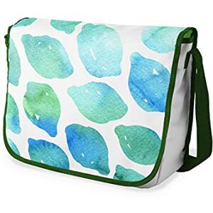 Bonamaison Digitalt tryckt messenger skolväska med kaki rem för studenter, axelremsväska, kurirväska, axelväska för skolan, skolskolstarten, storlek: 29 x 36 cm, flerfärgad, Messenger skolväska Bonamaison Digitalt tryckt messenger skolväska med kaki rem för studenter, axelremsväska, kurirväska, axelväska för skolan, skolskolstarten, storlek: 29 x 36 cm, flerfärgad, Messenger skolväska