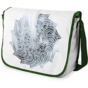 Bonamaison Digitalt tryckt messenger skolväska med kaki rem för studenter, axelremsväska, kurirväska, axelväska för skolan, skolskolstarten, storlek: 29 x 36 cm, flerfärgad, Messenger skolväska Bonamaison Digitalt tryckt messenger skolväska med kaki rem för studenter, axelremsväska, kurirväska, axelväska för skolan, skolskolstarten, storlek: 29 x 36 cm, flerfärgad, Messenger skolväska