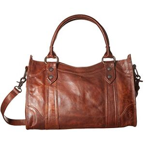 FRYE Melissa dragkedja skolväska läder handväska, Konjak, one size FRYE Melissa dragkedja skolväska läder handväska, Konjak, one size