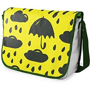 Bonamaison Messenger skolväskor med digitalt tryck med khaki remmar för flickor och pojkar, kurirväskor för elever, axelväskor, storlek: 29 x 36 cm Bonamaison Messenger skolväskor med digitalt tryck med khaki remmar för flickor och pojkar, kurirväskor för elever, axelväskor, storlek: 29 x 36 cm