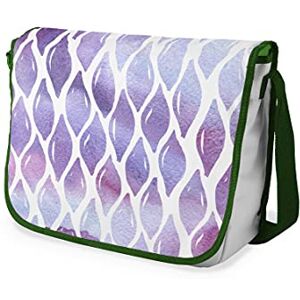 Bonamaison Messenger skolväskor med digitalt tryck med khaki remmar för flickor och pojkar, kurirväskor för elever, axelväskor, storlek: 29 x 36 cm Bonamaison Messenger skolväskor med digitalt tryck med khaki remmar för flickor och pojkar, kurirväskor för elever, axelväskor, storlek: 29 x 36 cm