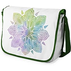 Bonamaison Digitalt tryckt messenger skolväska med kaki rem för studenter, axelremsväska, kurirväska, axelväska för skolan, skolskolstarten, storlek: 29 x 36 cm, flerfärgad, Messenger skolväska Bonamaison Digitalt tryckt messenger skolväska med kaki rem för studenter, axelremsväska, kurirväska, axelväska för skolan, skolskolstarten, storlek: 29 x 36 cm, flerfärgad, Messenger skolväska
