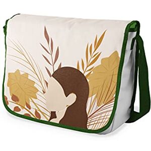 Bonamaison Digitalt tryckt messenger skolväska med kaki rem för studenter, axelremsväska, kurirväska, axelväska för skolan, skolskolstarten, storlek: 29 x 36 cm, flerfärgad, Messenger skolväska Bonamaison Digitalt tryckt messenger skolväska med kaki rem för studenter, axelremsväska, kurirväska, axelväska för skolan, skolskolstarten, storlek: 29 x 36 cm, flerfärgad, Messenger skolväska