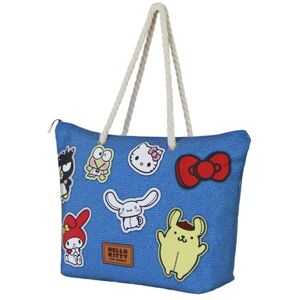 KARACTERMANIA Sanrio Hello Kitty klistermärken strandväska sol blå 52 x 37 cm, Hello Kitty blå, en storlek, sol Sanrio strandväska, Hello Kitty Blue, Taille unique, Sol Sanrio strandväska KARACTERMANIA Sanrio Hello Kitty klistermärken strandväska sol blå 52 x 37 cm, Hello Kitty blå, en storlek, sol Sanrio strandväska, Hello Kitty Blue, Taille unique, Sol Sanrio strandväska