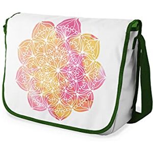 Bonamaison Digitalt tryckt messenger skolväska med kaki rem för studenter, axelremsväska, kurirväska, axelväska för skolan, skolskolstarten, storlek: 29 x 36 cm, flerfärgad, Messenger skolväska Bonamaison Digitalt tryckt messenger skolväska med kaki rem för studenter, axelremsväska, kurirväska, axelväska för skolan, skolskolstarten, storlek: 29 x 36 cm, flerfärgad, Messenger skolväska