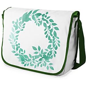 Bonamaison Digitalt tryckt messenger skolväska med kaki rem för studenter, axelremsväska, kurirväska, axelväska för skolan, skolskolstarten, storlek: 29 x 36 cm, flerfärgad, Messenger skolväska Bonamaison Digitalt tryckt messenger skolväska med kaki rem för studenter, axelremsväska, kurirväska, axelväska för skolan, skolskolstarten, storlek: 29 x 36 cm, flerfärgad, Messenger skolväska