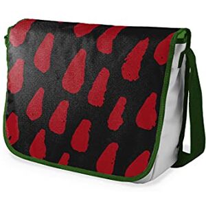 Bonamaison digitalt tryckta budbärare väskor med khaki armband för studenter, skolväskor för flickor och pojkar, axelväskor, tillbaka till skolan, storlek: 29 x 36 cm Bonamaison digitalt tryckta budbärare väskor med khaki armband för studenter, skolväskor för flickor och pojkar, axelväskor, tillbaka till skolan, storlek: 29 x 36 cm