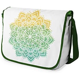 Bonamaison Messenger skolväskor med digitalt tryck med khaki remmar för flickor och pojkar, kurirväskor för elever, axelväskor, storlek: 29 x 36 cm Bonamaison Messenger skolväskor med digitalt tryck med khaki remmar för flickor och pojkar, kurirväskor för elever, axelväskor, storlek: 29 x 36 cm