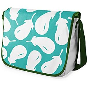 Bonamaison Messenger skolväskor med digitalt tryck med khaki remmar för flickor och pojkar, kurirväskor för elever, axelväskor, storlek: 29 x 36 cm Bonamaison Messenger skolväskor med digitalt tryck med khaki remmar för flickor och pojkar, kurirväskor för elever, axelväskor, storlek: 29 x 36 cm