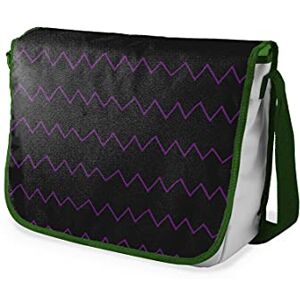 Bonamaison Messenger skolväskor med digitalt tryck med khaki remmar för flickor och pojkar, kurirväskor för elever, axelväskor, storlek: 29 x 36 cm Bonamaison Messenger skolväskor med digitalt tryck med khaki remmar för flickor och pojkar, kurirväskor för elever, axelväskor, storlek: 29 x 36 cm