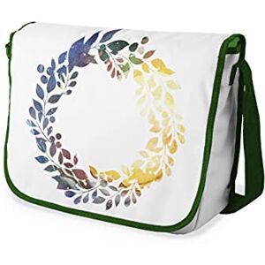 Bonamaison Digitalt tryckt messenger-skolväska med kaki rem för studenter, axelremsväska, kurirväska, axelväska för skolan, skolskolstarten, storlek: 29 x 36 cm, flerfärgad, Messenger skolväska Bonamaison Digitalt tryckt messenger-skolväska med kaki rem för studenter, axelremsväska, kurirväska, axelväska för skolan, skolskolstarten, storlek: 29 x 36 cm, flerfärgad, Messenger skolväska