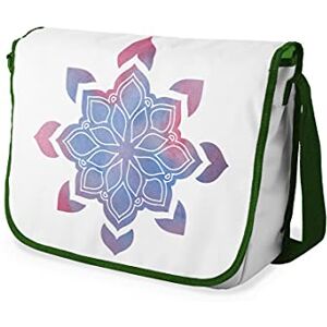 Bonamaison Digitalt tryckt messenger skolväska med kaki rem för studenter, axelremsväska, kurirväska, axelväska för skolan, skolskolstarten, storlek: 29 x 36 cm, flerfärgad, Messenger skolväska Bonamaison Digitalt tryckt messenger skolväska med kaki rem för studenter, axelremsväska, kurirväska, axelväska för skolan, skolskolstarten, storlek: 29 x 36 cm, flerfärgad, Messenger skolväska