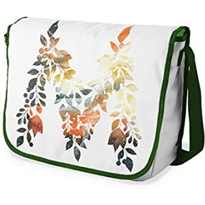 Bonamaison Messenger skolväskor med digitalt tryck med khaki remmar för flickor och pojkar, kurirväskor för elever, axelväskor, storlek: 29 x 36 cm Bonamaison Messenger skolväskor med digitalt tryck med khaki remmar för flickor och pojkar, kurirväskor för elever, axelväskor, storlek: 29 x 36 cm
