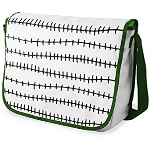Bonamaison Messenger skolväskor med digitalt tryck med khaki remmar för flickor och pojkar, kurirväskor för elever, axelväskor, storlek: 29 x 36 cm Bonamaison Messenger skolväskor med digitalt tryck med khaki remmar för flickor och pojkar, kurirväskor för elever, axelväskor, storlek: 29 x 36 cm