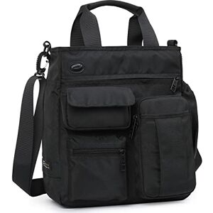 IX INOXTO Herr messengerväska laptop axelväska dator arbete kontorsväska vattentäta portföljer för resor arbete, Svart IX INOXTO Herr messengerväska laptop axelväska dator arbete kontorsväska vattentäta portföljer för resor arbete, Svart