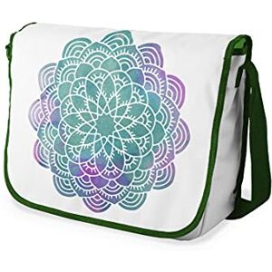 Bonamaison Messenger skolväskor med digitalt tryck med khaki remmar för flickor och pojkar, kurirväskor för elever, axelväskor, storlek: 29 x 36 cm Bonamaison Messenger skolväskor med digitalt tryck med khaki remmar för flickor och pojkar, kurirväskor för elever, axelväskor, storlek: 29 x 36 cm