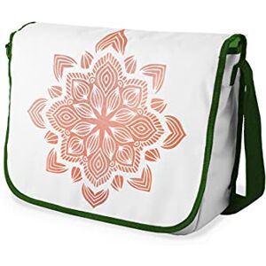 Bonamaison Messenger skolväskor med digitalt tryck med khaki remmar för flickor och pojkar, kurirväskor för elever, axelväskor, storlek: 29 x 36 cm Bonamaison Messenger skolväskor med digitalt tryck med khaki remmar för flickor och pojkar, kurirväskor för elever, axelväskor, storlek: 29 x 36 cm