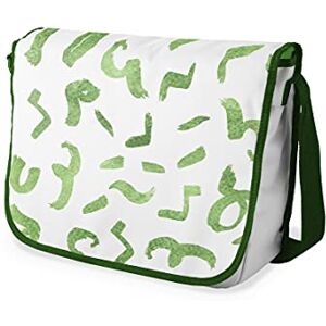 Bonamaison Digitalt tryckt messenger skolväska med kaki rem för studenter, axelremsväska, kurirväska, axelväska för skolan, skolskolstarten, storlek: 29 x 36 cm, flerfärgad, Messenger skolväska Bonamaison Digitalt tryckt messenger skolväska med kaki rem för studenter, axelremsväska, kurirväska, axelväska för skolan, skolskolstarten, storlek: 29 x 36 cm, flerfärgad, Messenger skolväska