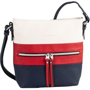 TOM TAILOR Ellen axelväska för kvinnor, 25,5 x 23,5 x 5,5 centimeter (B x H x L), Flerfärgad (Maritim), 25.5x23.5x5.5 Centimeters (W x H x L) TOM TAILOR Ellen axelväska för kvinnor, 25,5 x 23,5 x 5,5 centimeter (B x H x L), Flerfärgad (Maritim), 25.5x23.5x5.5 Centimeters (W x H x L)