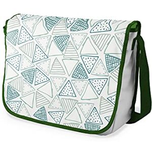 Bonamaison digitalt tryckta budbärare väskor med khaki armband för studenter, skolväskor för flickor och pojkar, axelväskor, tillbaka till skolan, storlek: 29 x 36 cm Bonamaison digitalt tryckta budbärare väskor med khaki armband för studenter, skolväskor för flickor och pojkar, axelväskor, tillbaka till skolan, storlek: 29 x 36 cm