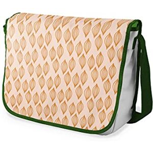 Bonamaison Messenger skolväskor med digitalt tryck med khaki remmar för flickor och pojkar, kurirväskor för elever, axelväskor, storlek: 29 x 36 cm Bonamaison Messenger skolväskor med digitalt tryck med khaki remmar för flickor och pojkar, kurirväskor för elever, axelväskor, storlek: 29 x 36 cm