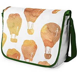 Bonamaison Digitalt tryckt messenger-skolväska med kaki rem för studenter, axelremsväska, kurirväska, axelväska för skolan, skolskolstarten, storlek: 29 x 36 cm, flerfärgad, Messenger skolväska Bonamaison Digitalt tryckt messenger-skolväska med kaki rem för studenter, axelremsväska, kurirväska, axelväska för skolan, skolskolstarten, storlek: 29 x 36 cm, flerfärgad, Messenger skolväska