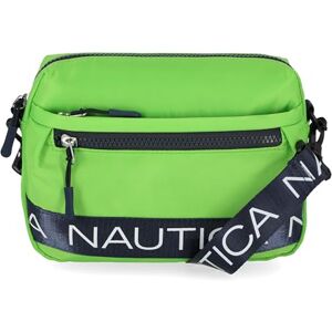 NAUTICA Nylon Bean Crossbody/bältesväska med justerbar axelrem, Lime, One Size NAUTICA Nylon Bean Crossbody/bältesväska med justerbar axelrem, Lime, One Size