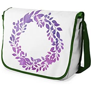 Bonamaison Messenger skolväskor med digitalt tryck med khaki remmar för flickor och pojkar, kurirväskor för elever, axelväskor, storlek: 29 x 36 cm Bonamaison Messenger skolväskor med digitalt tryck med khaki remmar för flickor och pojkar, kurirväskor för elever, axelväskor, storlek: 29 x 36 cm