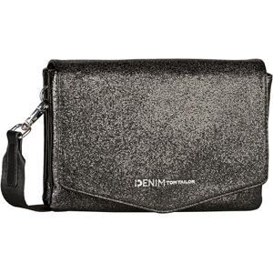 TOM TAILOR Denim Quinn dam kuvertväska axelväska liten, svart, Small TOM TAILOR Denim Quinn dam kuvertväska axelväska liten, svart, Small