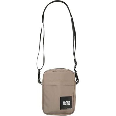 JACK & JONES Herr Jacjamie liten väska ryggsäck handväska, en storlek, BEIgE, en storlek JACK & JONES Herr Jacjamie liten väska ryggsäck handväska, en storlek, BEIgE, en storlek