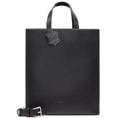 LIEBESKIND Berlin Paper Bag Tote Väska, Svart, M LIEBESKIND Berlin Paper Bag Tote Väska, Svart, M