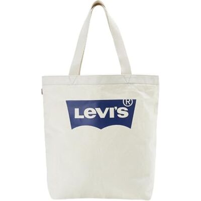 Levi's Batwing Tote dam, Ecru/blå, Taille unique, 227853 Levi's Batwing Tote dam, Ecru/blå, Taille unique, 227853