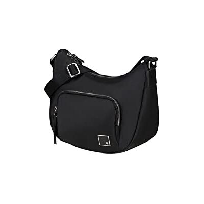 Samsonite Essentially Karissa – axelväska, Svart (Black), Schultertasche S, Axelväska S Samsonite Essentially Karissa – axelväska, Svart (Black), Schultertasche S, Axelväska S