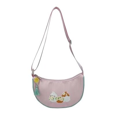 CYPBRANDS CyP Brands- Molang, Handväska, Halvmåneväska, Blossom, Rosa, Officiell produkt, Rosa, M CYPBRANDS CyP Brands- Molang, Handväska, Halvmåneväska, Blossom, Rosa, Officiell produkt, Rosa, M